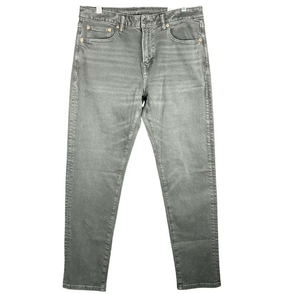 American Eagle Jeans Mens 32 Stone Gray Athletic Fit EasyFlex 6947-040 NWT